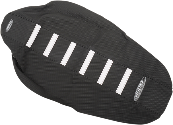 SDG 6-Ribbed Seat Cover - White/Black - CRF 250 95944WK