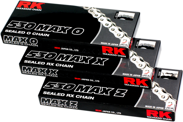 RK 530 Max Z - Chain - 120 Links - Red 530MAXZ-120-RR