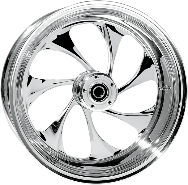 RC COMPONENTS Drifter Rear Wheel - Single Disc/No ABS - Chrome - 18"x5.50" - '09+ FLT 18550-9210-101C