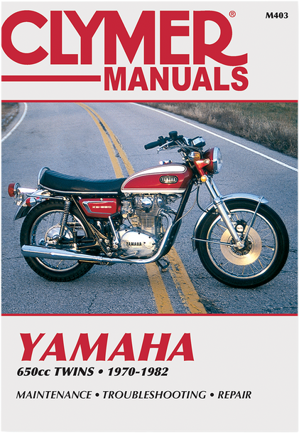 CLYMER Manual - Yamaha 650 Twins M403