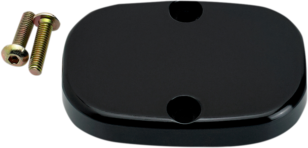 JOKER MACHINE Master Cylinder Cover - Smooth -  Black - FL 08-010B