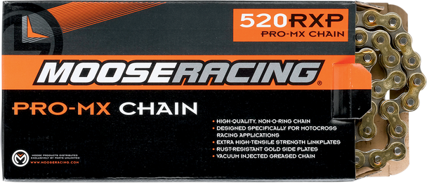 MOOSE RACING 520 RXP - Pro-MX Chain - Gold - 96 Links M574-00-96