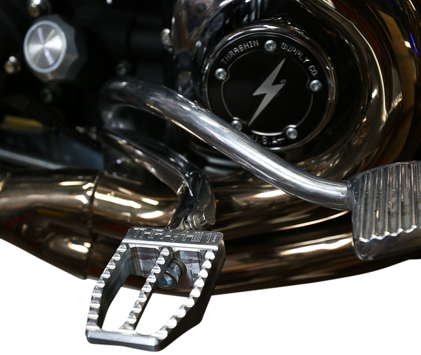 THRASHIN SUPPLY CO. Rear Militant Footpegs - Raw - Softail TSC-2019-0-SR