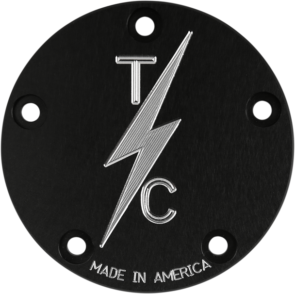 THRASHIN SUPPLY CO. Point Cover - Classic - Black - Twin Cam TSC-3025-4