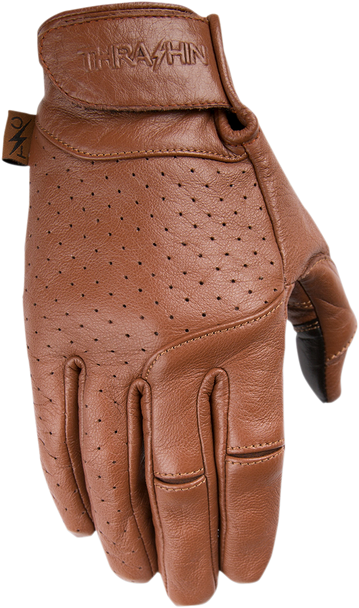 THRASHIN SUPPLY CO. Siege Leather Gloves - Brown - XL TSG-0000-11