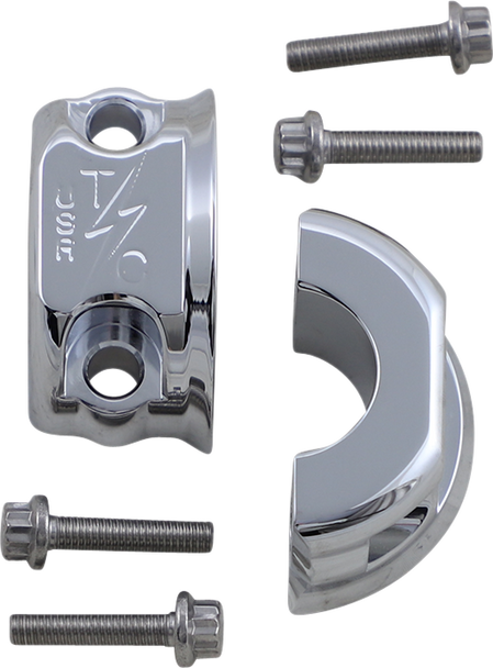 THRASHIN SUPPLY CO. Perch Clamps - Clutch/Brake - Chrome TSC-2705-3