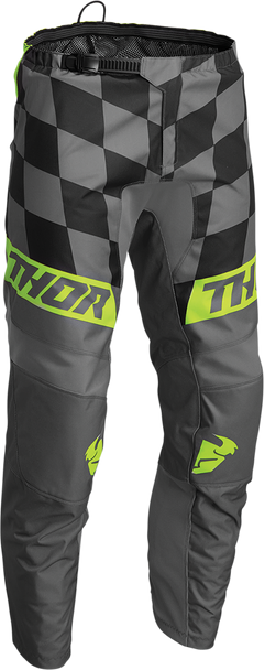 THOR Youth Sector Birdrock Pants - Gray/Acid - 28 2903-2006