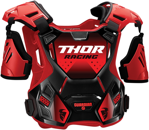 THOR Youth Guardian Roost Deflector - Red - S/M 2701-0969