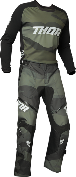 THOR Terrain Over-the-Boot Pants - Green Camo - 38 2901-9001