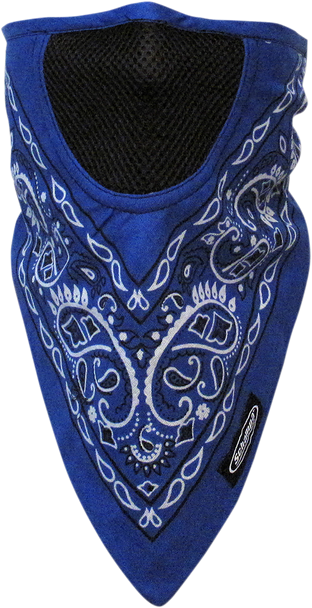 SCHAMPA & DIRT SKINS Face Mask - Facefit - Blue Paisley FMV-195