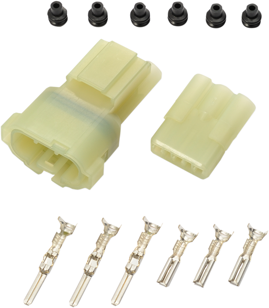 SHINDY Multi-Conductor Electrical Connectors - Three-Pin - Water-Resistant 16-623