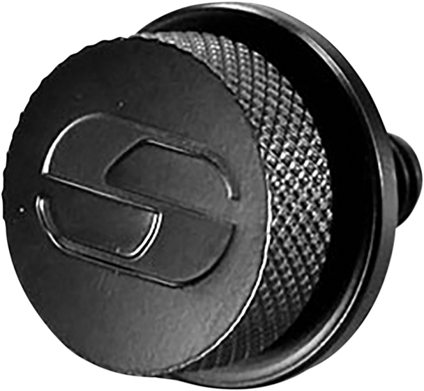 SADDLEMEN 1-1/4"-28 Seat Knob - Black 8900B