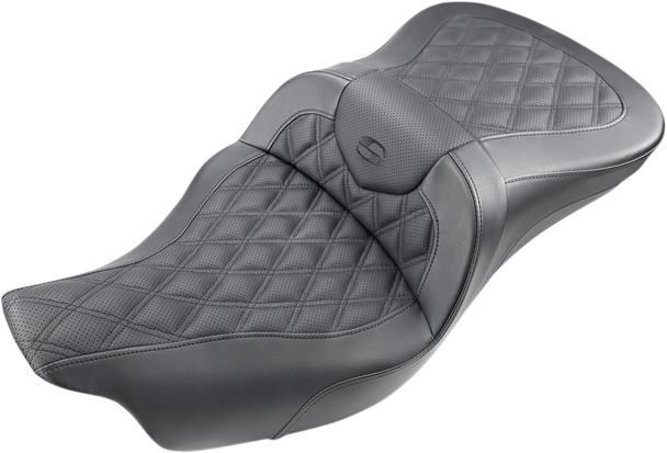 SADDLEMEN Roadsofa™ Seat - Lattice Stitched 808-07B-182T