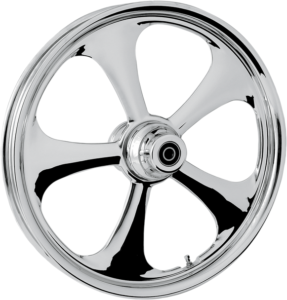 RC COMPONENTS Nitro Front Wheel - Dual Disc/No ABS - Chrome - 21"x3.50" - '08-'13 FLT 21350-9031-92C