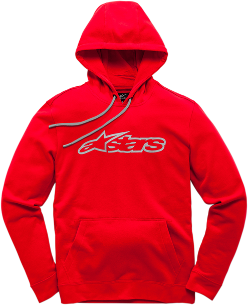 ALPINESTARS Blaze Hoodie - Red/Gray - 2XL 10375311330112X