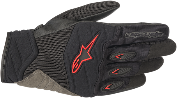 ALPINESTARS Shore Gloves - Black/Red - Small 3566318-13-S