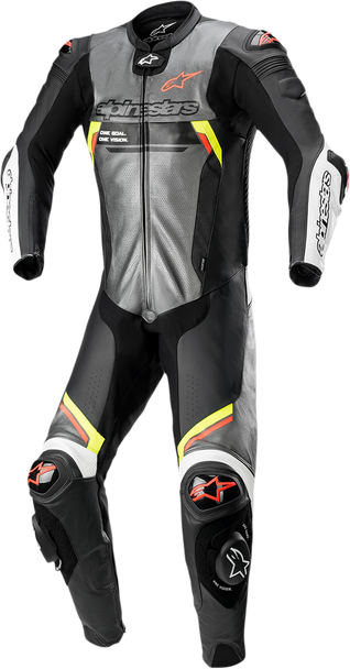 ALPINESTARS Missile Ignition v2 - 1-Piece Suit - Gray/Black/Yellow/Red - US 40 / EU 50 3150222-9135-50