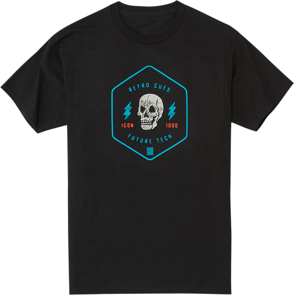 ICON Retroskull?äó T-Shirt - Black - 3XL 3030-20545