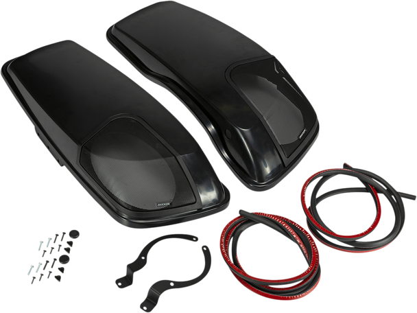 KICKER Speaker Lids - Vivid Black - Speakers Included 46HDBL69VB