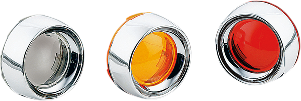 KURYAKYN Deep Dish Bezels - Chrome/Smoke Lens 2107