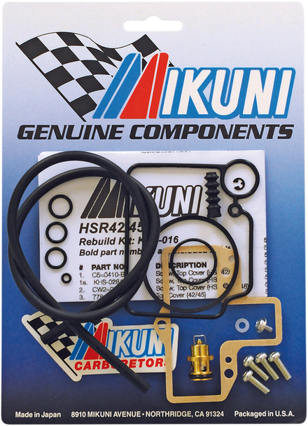 MIKUNI HSR Series 42/45 Carburetor Rebuild Kit KHS-016