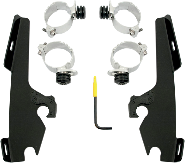 MEMPHIS SHADES Fats/Slim Trigger Lock Mounting Kit - Black MEB8977