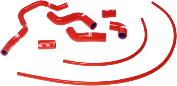 Samco Sport Red Radiator Hose Kit Aprilia RSV4 2009-2021 APR6-RD