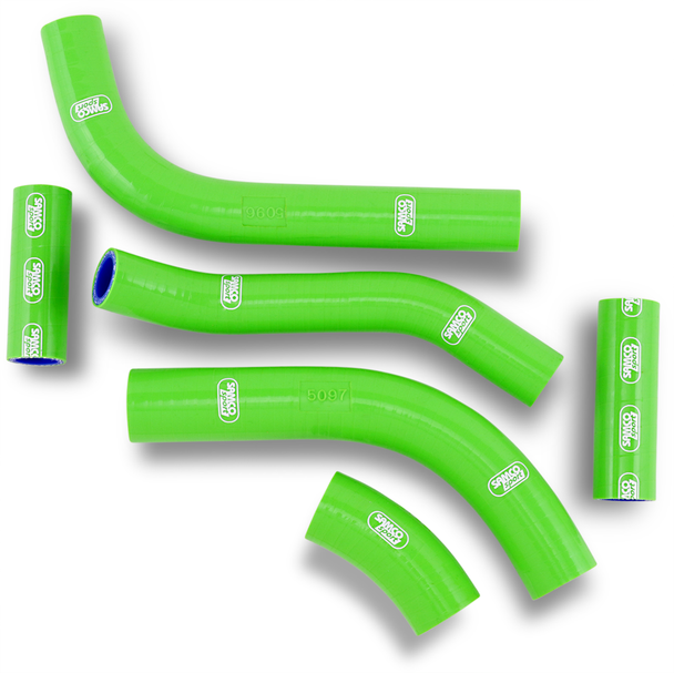 SAMCO SPORT Radiator Hose Kit - Green - Kawasaki KAW-93GN