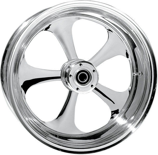 RC COMPONENTS Nitro Rear Wheel - Single Disc/No ABS - Chrome - 16"x3.50" 16350-9978-92C