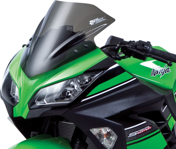 ZERO GRAVITY Marc 1 Windscreen - Smoke - Ninja 300 25-282-02