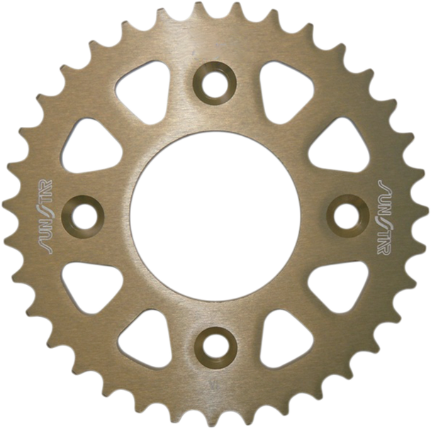 SUNSTAR SPROCKETS Rear Sprocket - 35 Tooth - Honda - Gold 5-106035