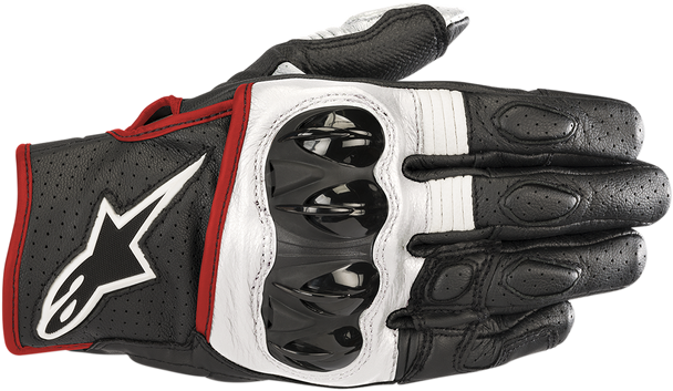 ALPINESTARS Celer V2 Gloves - Black/White/Red - 3XL 3567018-1231-3X