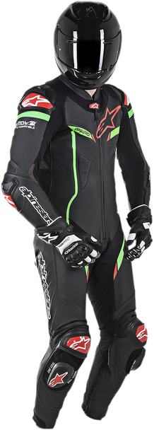 ALPINESTARS GP Pro v2 1-Piece Suit - Black/Green - US 40 / EU 50 3155019-1062-50