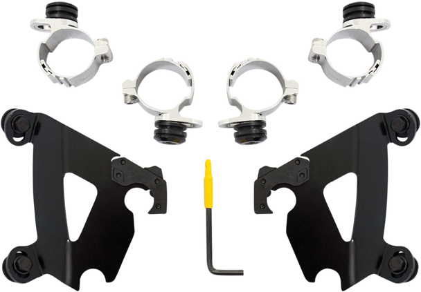 MEMPHIS SHADES Cafe Mounting Kit - Black - XLC MEB1997