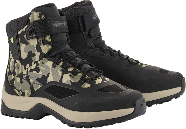 ALPINESTARS CR-6 Drystar‚Â® Shoes - Black/Brown/Green - US 9 261102016099