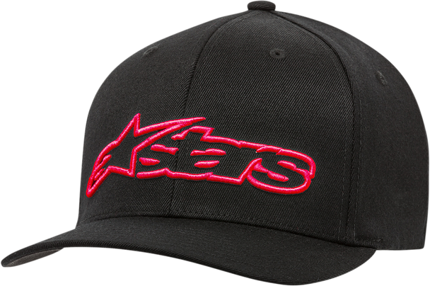 ALPINESTARS Blaze Flexfit® Hat -Black/Red - Small/Medium 1039810051030SM