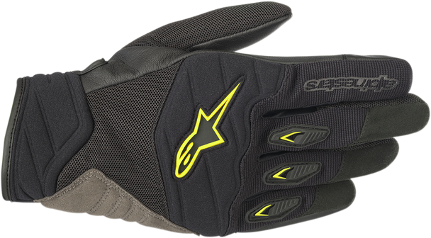 ALPINESTARS Shore Gloves - Black/Yellow - 2XL 3566318-155-2X