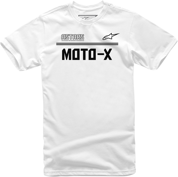 ALPINESTARS Moto X T-Shirt - White/Black - XL 1213720242010XL ALPINESTARS Moto X T-Shirt - White/Black - XL 1213720242010XL