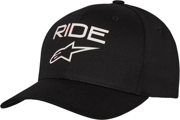 ALPINESTARS Ride Transfer Hat - Black/White - S/M 1211810101020SM