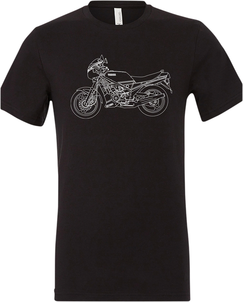 YAMAHA APPAREL Yamaha RZ350 T-Shirt - Black - Medium NP21S-M1973-M