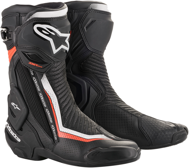 ALPINESTARS SMX+ Vented Boots - Black/White/Red - US 7.5 / EU 41 2221119-1231-41