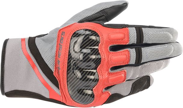 ALPINESTARS Chrome Gloves - Gray/Black/Red - Medium 3568721-9203-M