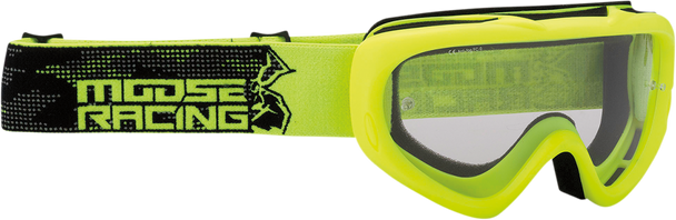 MOOSE RACING Youth Qualifier Goggles - Agroid - Hi-Viz 2601-2663