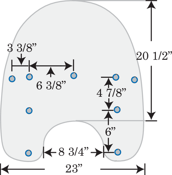 MEMPHIS SHADES Replacement Windshield - 17" - Solar - Heritage/Fatboy MEP6269