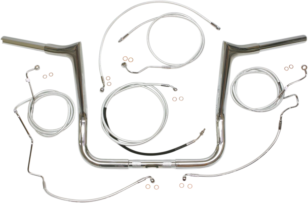 MAGNUM Handlebar Kit - Viking - 10" - Sterling Chromite IIÆ’Ã¢â‚¬Å¡â€šÃ‚Â® 38834-410