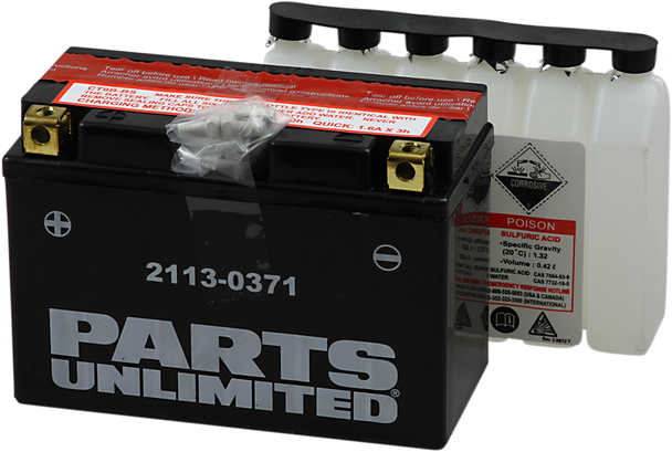 PARTS UNLIMITED AGM Battery - YT9B-BS CT9B-BS