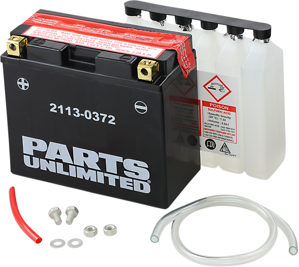 PARTS UNLIMITED AGM Battery - YT12B-BS CT12B-BS
