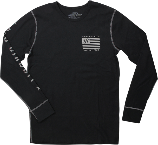 PRO CIRCUIT Thermal Shirt - Long-Sleeve - Black - XL 6412101-040