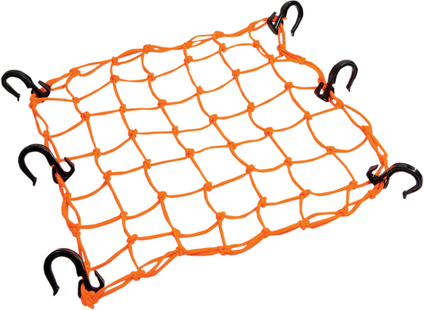 POWERTYE MFG. Adjustable Cargo Net - Orange 50159