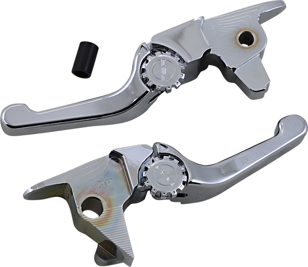 POWERSTANDS RACING Lever Set - Anthem - Shorty - Chrome 12-01663-20